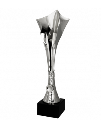 Puchar plastikowy srebrny 39cm