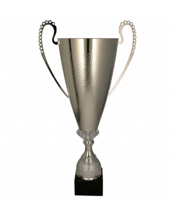 Puchar metalowy srebrny 60cm