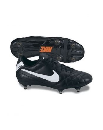 BUTY NIKE TIEMPO NATURAL IV SG 454329 018 BLACK/WHITE-TOTAL
