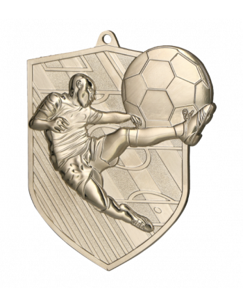 Medal srebrny - piłka nożna - medal stalowy