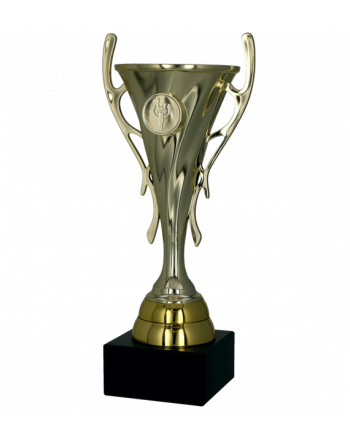 Puchar plastikowy złoty 26.5cm