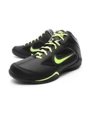 BUTY NIKE AIR FLIGHT SHOWUP 2 BLACK/VOLT-MTLC DARK GREY