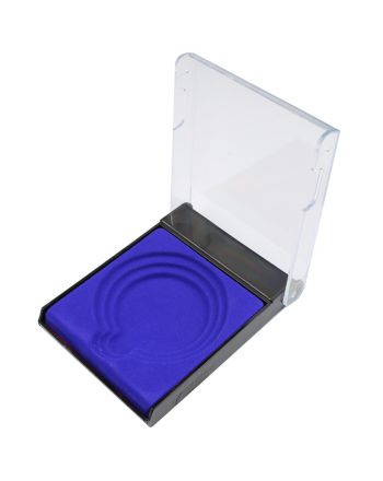 Etui niebieskie na medal Tryumf