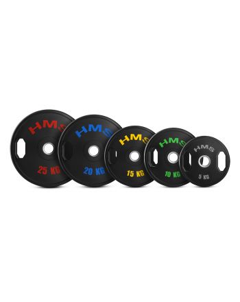 TOG05 2 x 5 KG TALERZ OLIMPIJSKI OGUMOWANY 2 x 5 KG HMS