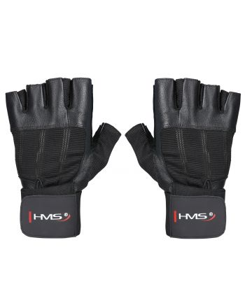 RST04 BLACK ROZM. S RĘKAWICE NA SIŁOWNIĘ HMS
