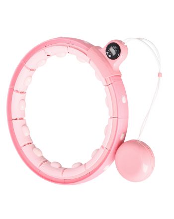 FH02 PINK HULA HOP Z OBCIĄŻNIKIEM + LICZNIK