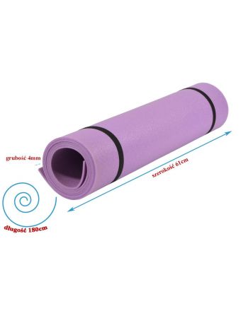 MATA DO JOGI 1800x610x4MM FIOLETOWA ENERO FIT