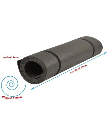 MATA DO JOGI 1800x610x4MM GRAFITOWA ENERO FIT
