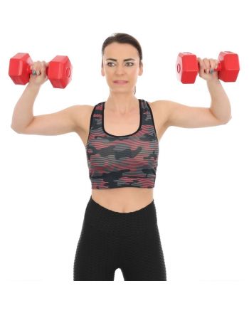 ZESTAW HANTLI KOMPOZYTOWYCH 2x3 KG ENERO FIT