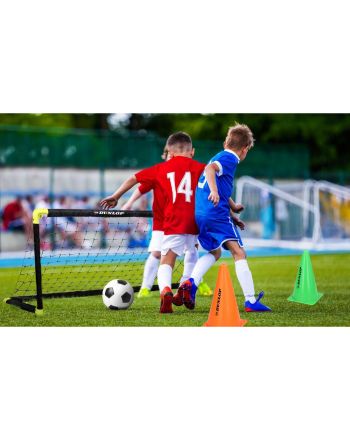 BRAMKA DO PIŁKI NOŻNEJ Z SIATKĄ SKŁADANA 90x59x61CM DUNLOP