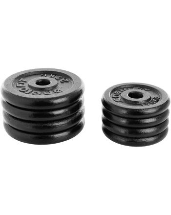 HANTLA ŻELIWNA 19 KG ( 2x9.5 KG ) WALIZKA ENERO FIT