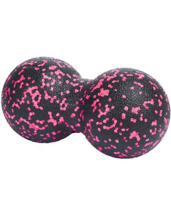 Podwójna piłka do masażu roller crossfit 16x8,5 cm różowa