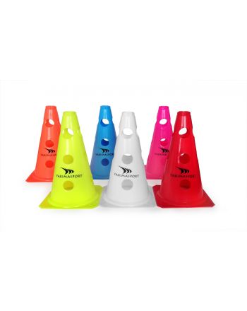 Pachołek z otworami 23 cm Czerwony
