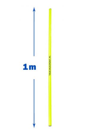Laska treningowa 1 m Żółty