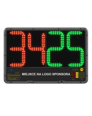 Elektroniczna tablica zmiany zawodników- dwustronna