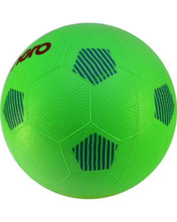 PIŁKA GUMOWA NOŻNA 22CM ZIELONA ENERO