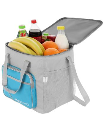 TORBA TERMICZNA 36x25x33CM BŁEKITNO SZARA 30L ENERO CAMP