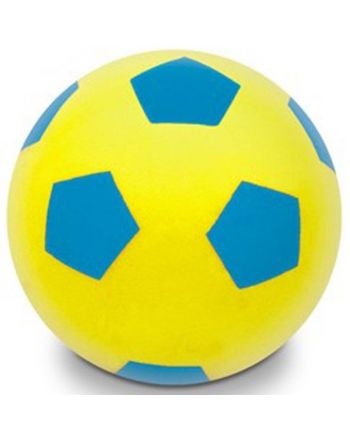PIŁKA PIANKOWA SOFT ENERO 20CM ŻÓŁTO NIEBIESKA