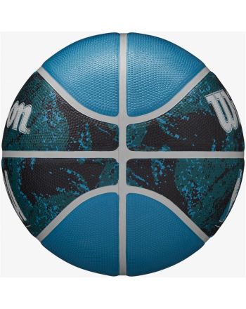 PIŁKA DO KOSZYKÓWKI WILSON NBA DRV PLUS VIBE WZ3012602XB7 R.7 czarno niebieska