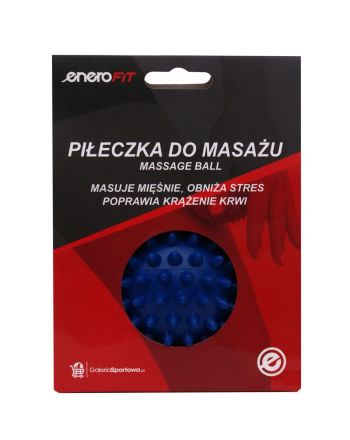 PIŁECZKA DO MASAŻU 7CM NIEBIESKA SOFT ENERO FIT