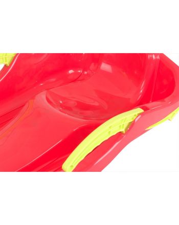 SANKI PLASTIKOWE Z HAMULCAMI RACE S CZERWONE