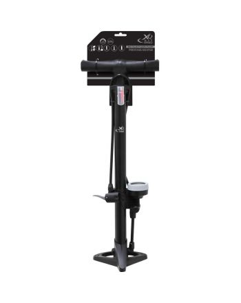POMPKA WARSZTATOWO ROWEROWA XQMAX PRO 160Psi (11Bar) Z MANOMETREM MAŁA PODSTAWA