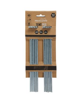 ŚLEDZIE DO NAMIOTU 23CM KPL 10SZT METAL REDCLIFFS