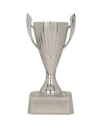 Puchar plastikowy srebrny SILA