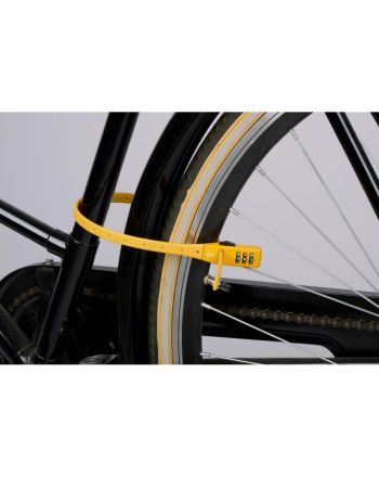 ZAPIĘCIE ROWEROWE PASEK NA SZYFR ŻÓŁTY DUNLOP