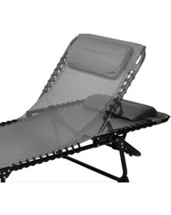 ŁÓŻKO TURYSTYCZNE KEMPINGOWE OGRODOWE SKŁADANE TEXTLINE GRAFIT