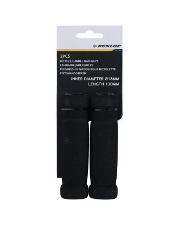 CHWYTY RĄCZKI GRIPY KIEROWNICY PROFILOWANE 128MM DUNLOP