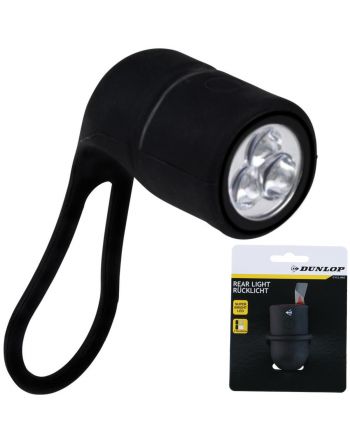 LAMPKA ROWEROWA NA TYŁ SILIKONOWA DUNLOP