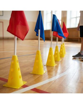 PACHOŁEK 23 CM Z OTWORAMI ŻÓŁTY