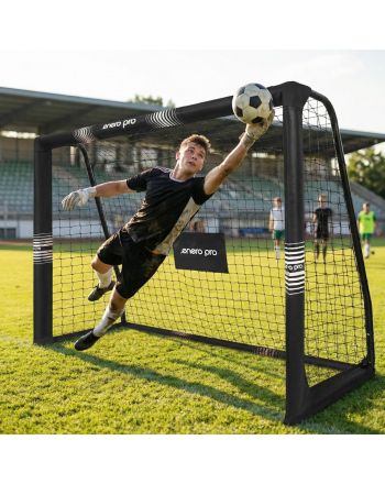 BRAMKA DO PIŁKI NOŻNEJ Z SIATKĄ 180x120x60CM ENERO PRO