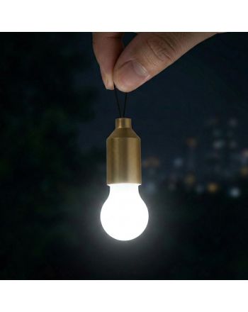 LATARKA TURYSTYCZNA LED WISZĄCA GRUNDIG ZŁOTA