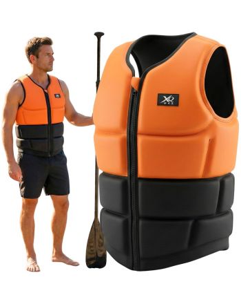 KAMIZELKA NEOPRENOWA ASEKURACYJNA SUP XQMAX R.M ORANGE/ BLACK