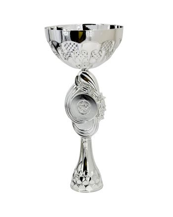 PUCHAR METALOWY SREBRNY 28,5CM TRYUMF
