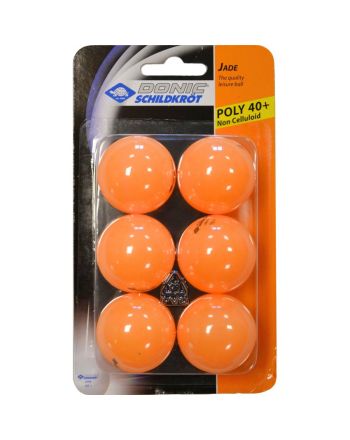 PIŁECZKI DO TENISA STOŁOWEGO JADE POLY 40 POMARAŃCZOWE 6SZT DONIC