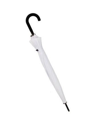 PARASOL DŁUGI PÓŁAUTOMATYCZNY 16 ŻEBER BIAŁY SEMI LINE