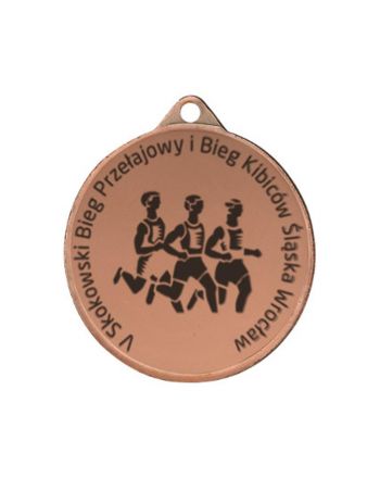 Medal stalowy grawerowany laserem- RMI