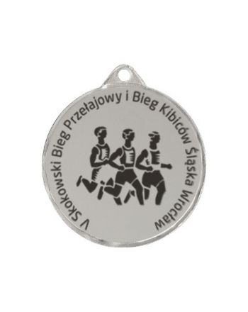 Medal stalowy grawerowany laserem- RMI