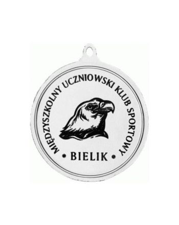 Medal stalowy grawerowany laserem- RMI