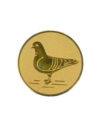 Wklejka aluminiowa - gołąb