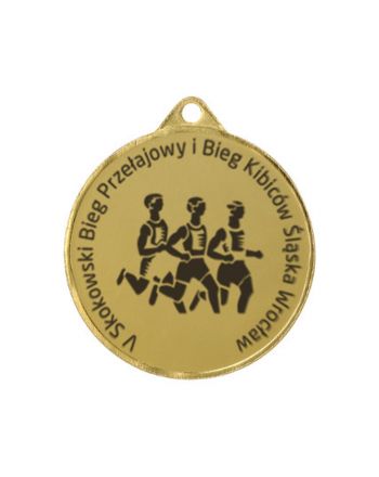 Medal stalowy grawerowany laserem- RMI