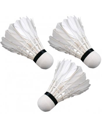 Lotka badminton z piór Enero 3szt biała