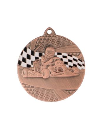 Medal brązowy gokart - medal stalowy