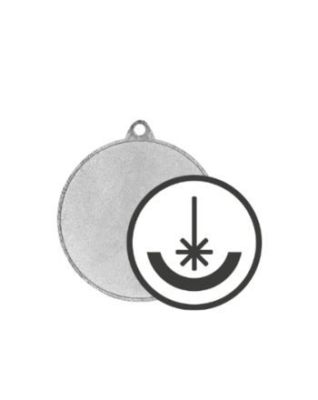 Medal stalowy grawerowany laserem- RMI