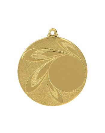 Medal złoty ogólny z miejscem na emblemat 25 mm - medal stalowy