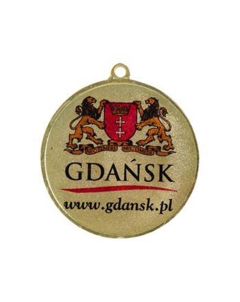 Medal metalowy z nadrukiem kolorowym LuxorJet