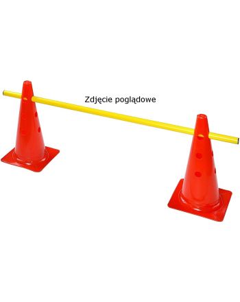 POPRZECZKA TYCZKA SPRAWNOŚCIOWA 120CM ŻÓŁTA